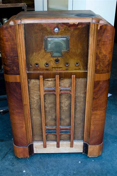 old rectangle metal radio box|vintage radio cabinets.